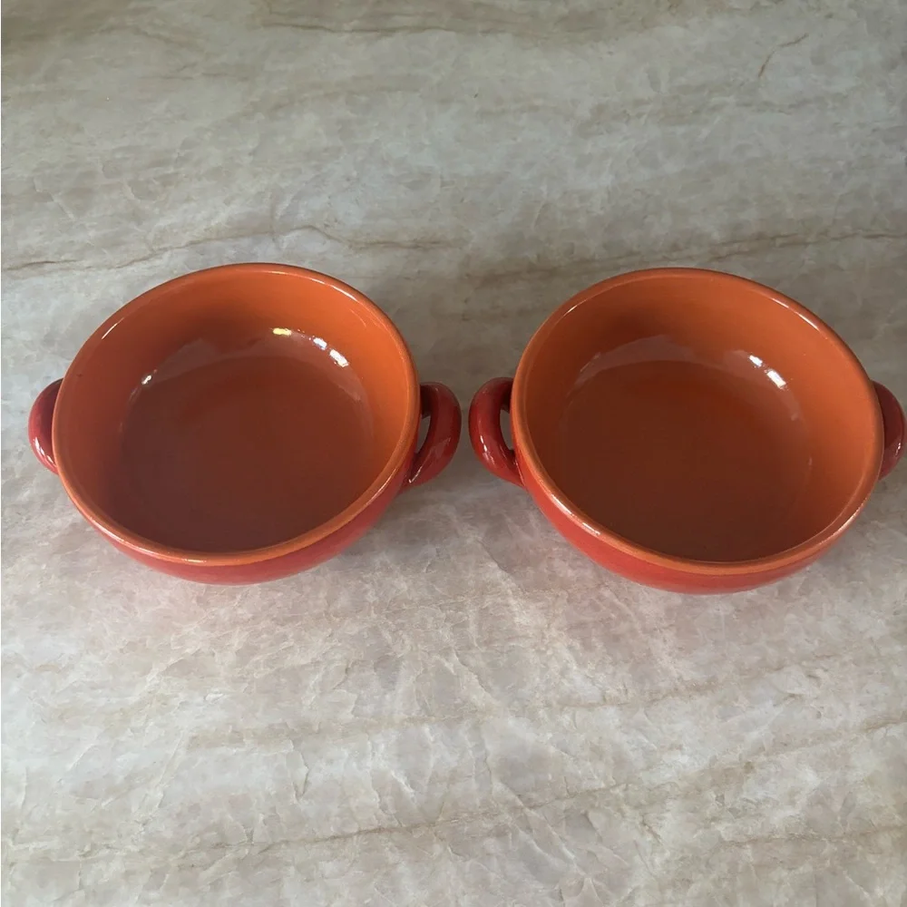 De Silva Terracotta Red Casserole Baking Serving Bowls  Made in Italy